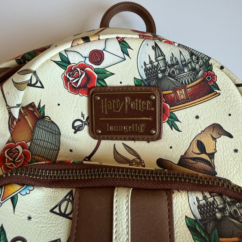 Loungefly Harry Potter Mini Backpack Women's Purse Bag - Picture 3 of 8
